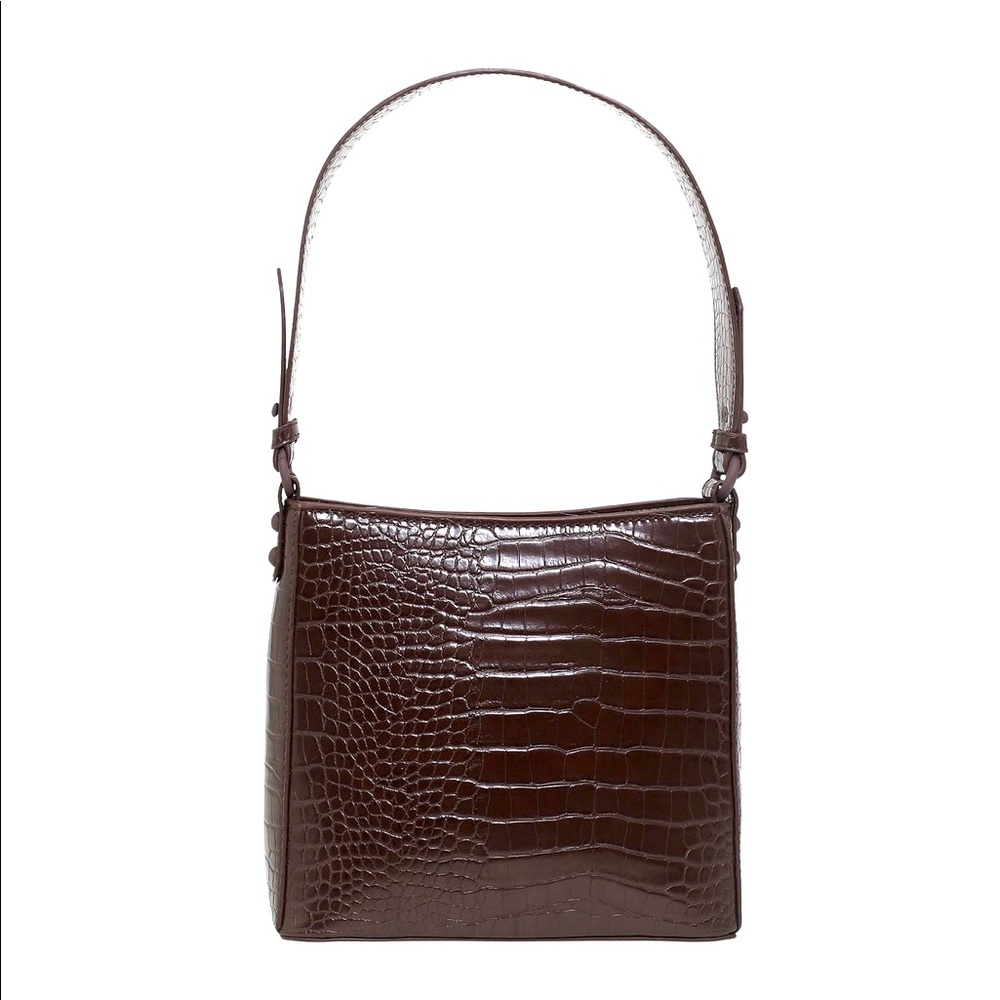BNWT HVISK Vegan Croc Embossed Purse